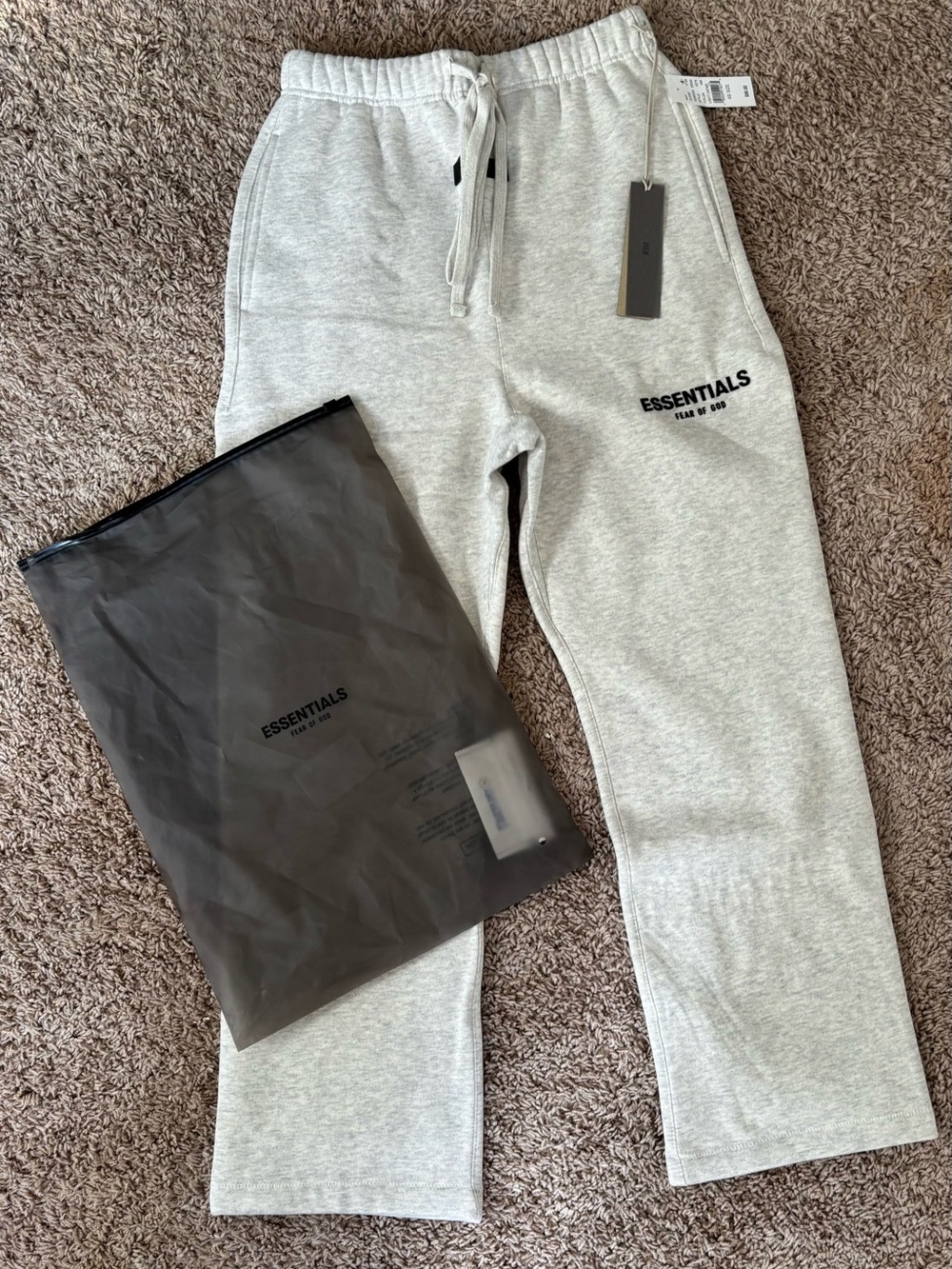 Fear of God ESSENTIALS Light Gray Men’s Jogger Sweatpants